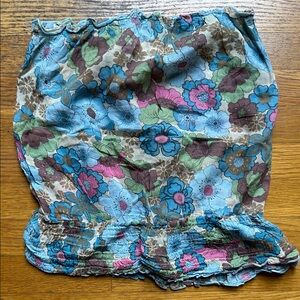 ONE TEASPOON Floral Tube Top. XS 🌸